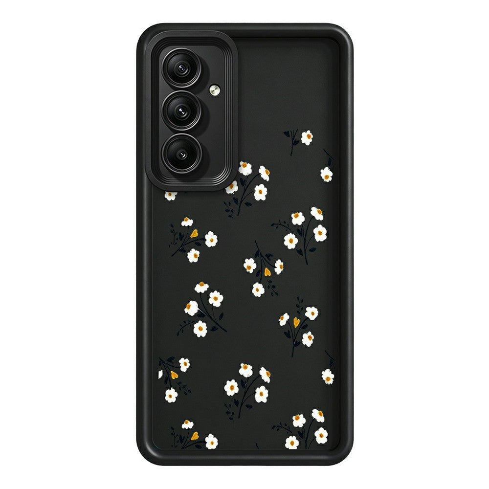 Samsung Galaxy A56 5G TPU-skal Blommönster Gummerat mobilbaksida