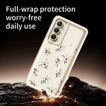 Samsung Galaxy A37 5G TPU-skal Blommönster Gummerat mobilbaksida