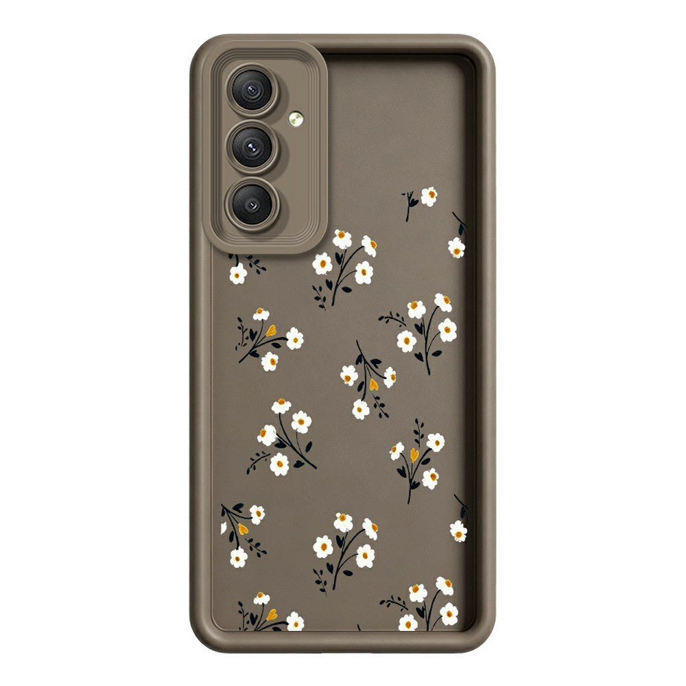 Samsung Galaxy A36 5G TPU-skal Blommönster Gummerat mobilbaksida
