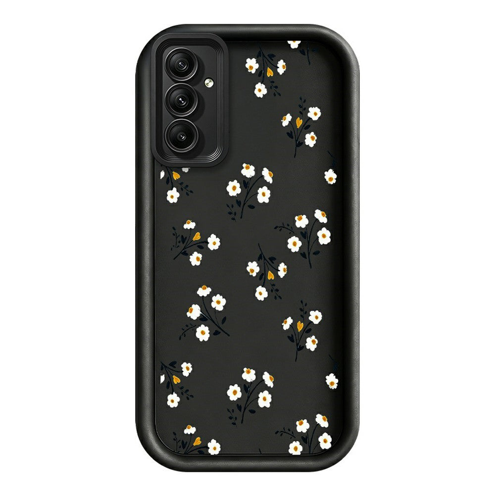 TPU-skal för Samsung Galaxy A18 5G / A18 4G / A17 5G / A17 4G blommönster gummibelagt bakstycke