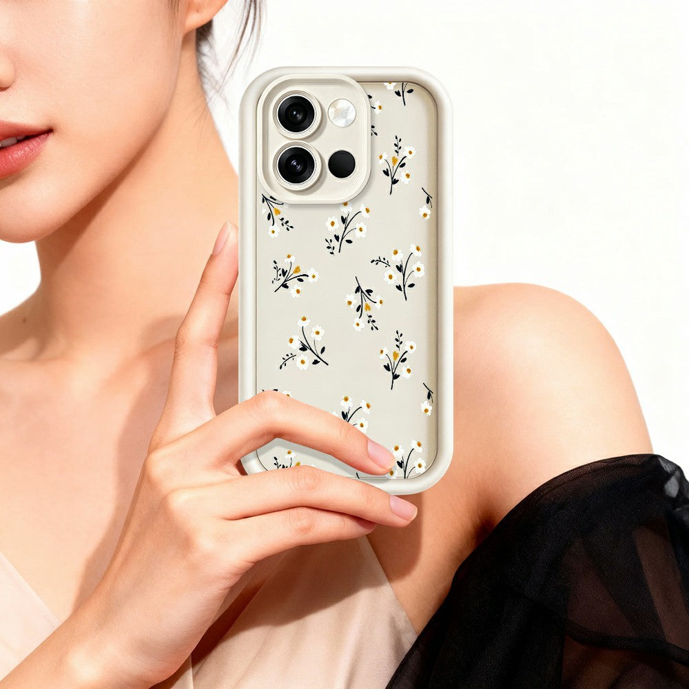 For OnePlus Nord 6 5G TPU Case Floral Pattern Rubberized Phone Back Cover