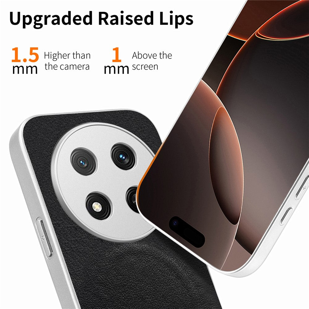 DREAM IS POSSIBLE FASHION STUDIO Bow Magnetic Case YSK-01 Phone Case for Honor X60 Pro 5G  /  X9c 5G  /  Magic7 Lite 5G Woven Texture N52 Magnet Dual-Layer Shockproof Raised Lips Cover