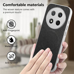 DREAM IS POSSIBLE FASHION STUDIO Bow Magnetic Case YSK-01 Phone Case for Honor X60 Pro 5G  /  X9c 5G  /  Magic7 Lite 5G Woven Texture N52 Magnet Dual-Layer Shockproof Raised Lips Cover