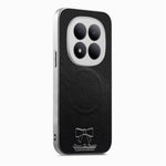 For Xiaomi Redmi Note 15 5G (Global) / Poco M8 5G Magnetic Case Bow Pattern PU Leather + TPU + PC Shockproof Phone Cover