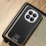 For Xiaomi Redmi Note 15 5G (Global) / Poco M8 5G Magnetic Case Bow Pattern PU Leather + TPU + PC Shockproof Phone Cover
