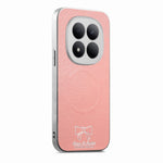 For Xiaomi Redmi Note 15 Pro+ 5G (Global) / Poco M8 Pro 5G Magnetic Case Bow Pattern PU Leather + TPU + PC Shockproof Phone Cover