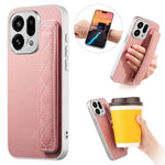For Oppo Find X9 5G Case PU Leather Coated PC + TPU Protective Phone Cover with Quilted Wrist Strap
