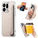 For Oppo Find X9 5G Case PU Leather Coated PC + TPU Protective Phone Cover with Quilted Wrist Strap
