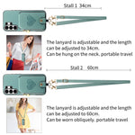 For Samsung Galaxy S25 Ultra Case Card Holder Zipper Pocket Heart Pattern Leather Phone Back Cover with Crossbody Strap
