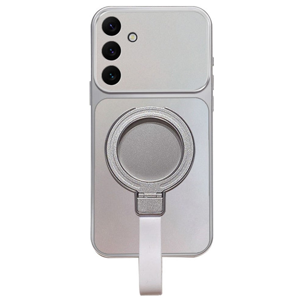Magnetiskt skal för Samsung Galaxy S26 FE Handremsring Stöd Metallisk finish TPU Mobilskal
