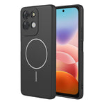 For Xiaomi Redmi 17 5G  /  17 4G Magnetic Case Anti Drop Soft TPU Phone Back Cover