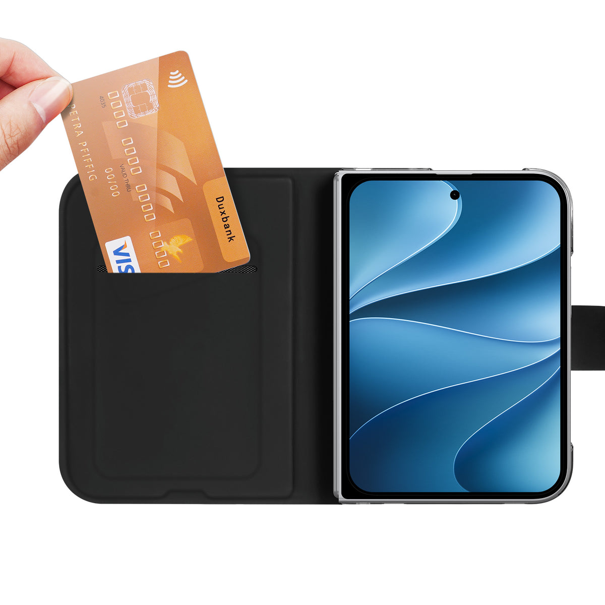 DUX DUCIS for iPhone Fold Skin Pro Series Case Leather Stand Cover Card Holder