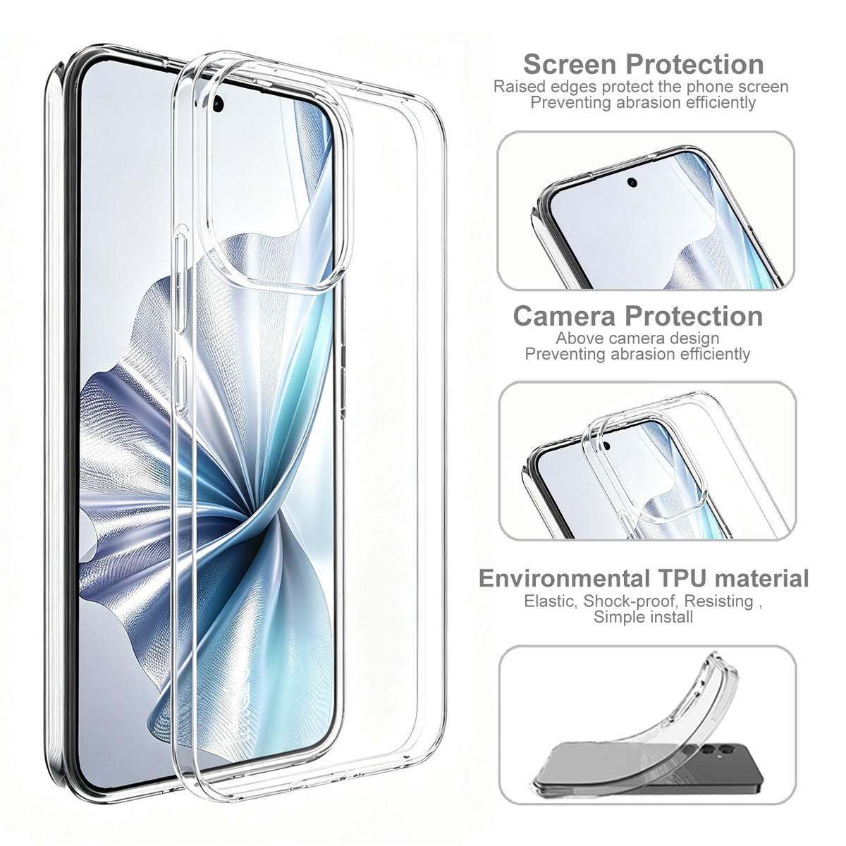 IMAK for Xiaomi Redmi Note 17 Pro 5G UX-10 Series Phone Case Soft TPU Mobile Back Cover
