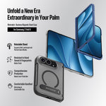 DUX DUCIS for iPhone Fold Kind Series Magnetic Case Kickstand TPU+PC Matte Phone Cover