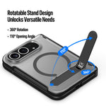 DUX DUCIS for iPhone Fold Kind Series Magnetic Case Kickstand TPU+PC Matte Phone Cover