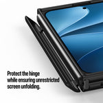 DUX DUCIS for iPhone Fold Kind Series Magnetic Case Kickstand TPU+PC Matte Phone Cover