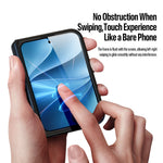 DUX DUCIS for iPhone Fold Kind Series Magnetic Case Kickstand TPU+PC Matte Phone Cover