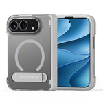 DUX DUCIS for iPhone Fold Kind Series Magnetic Case Kickstand TPU+PC Matte Phone Cover