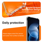 IMAK för Xiaomi Redmi Note 17 Pro 5G-skal TPU-mobilskydd Airbag Stötsäkert Skydd