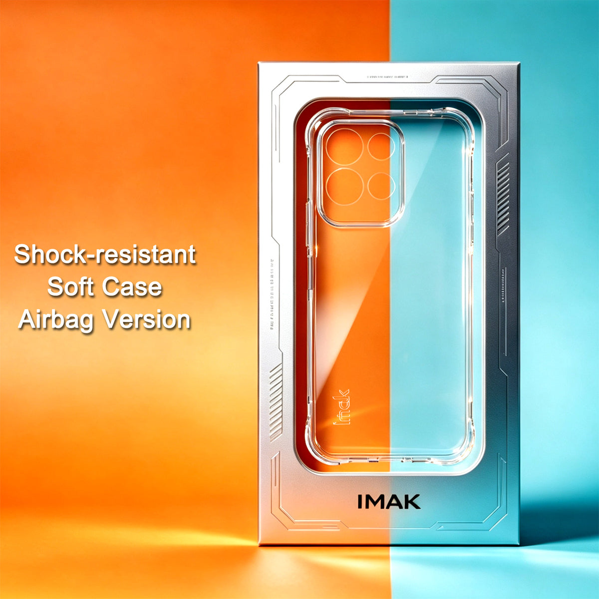 IMAK för Xiaomi Redmi 17 5G / Xiaomi Redmi 17 4G-skal TPU-mobilskydd Airbag Stötsäkert skydd