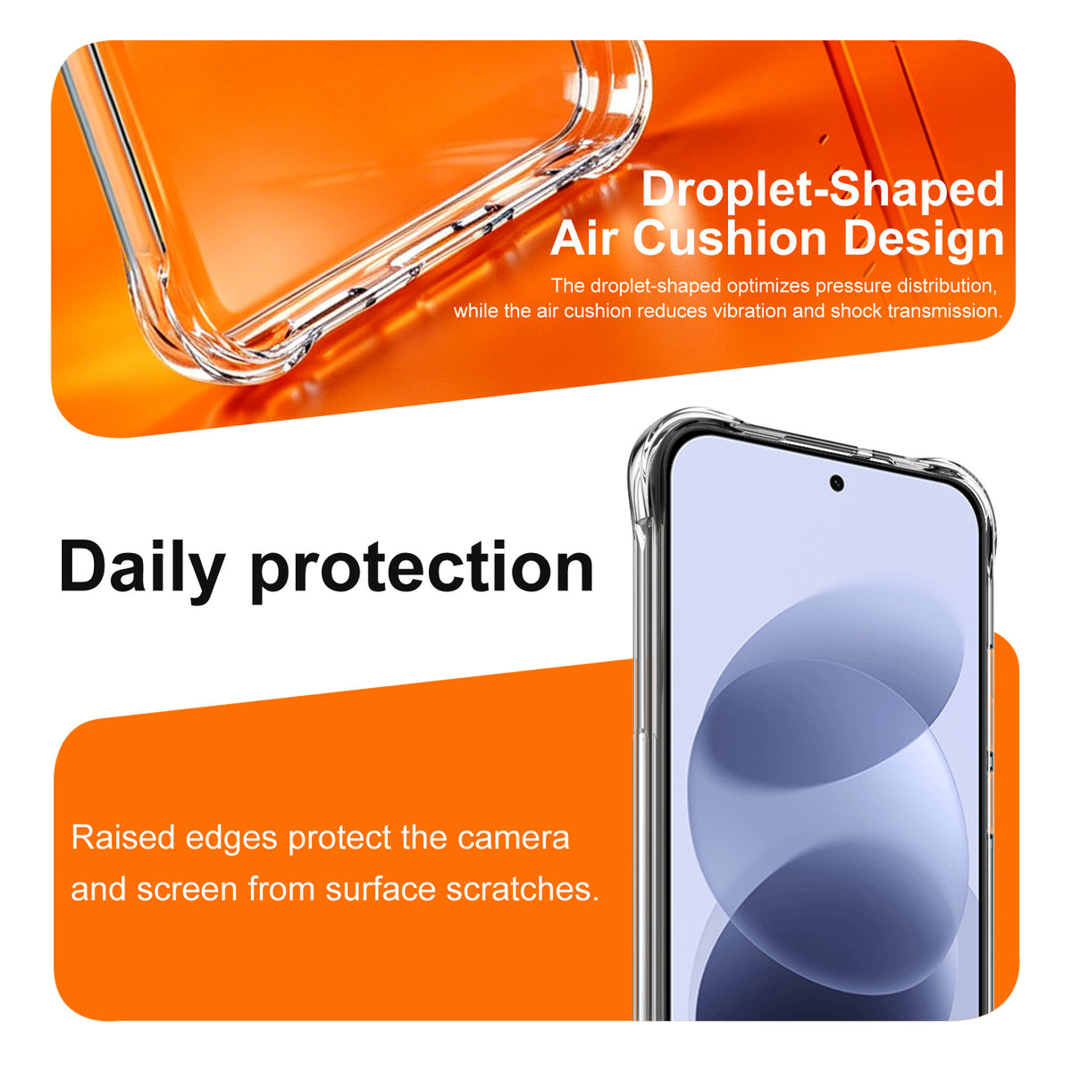 IMAK för Xiaomi Redmi Note 17 4G (Global) / Note 17 5G (Global) / Note 17 (Indien/Kina) 5G-skal TPU-mobilskydd Airbag Stötsäkert skydd