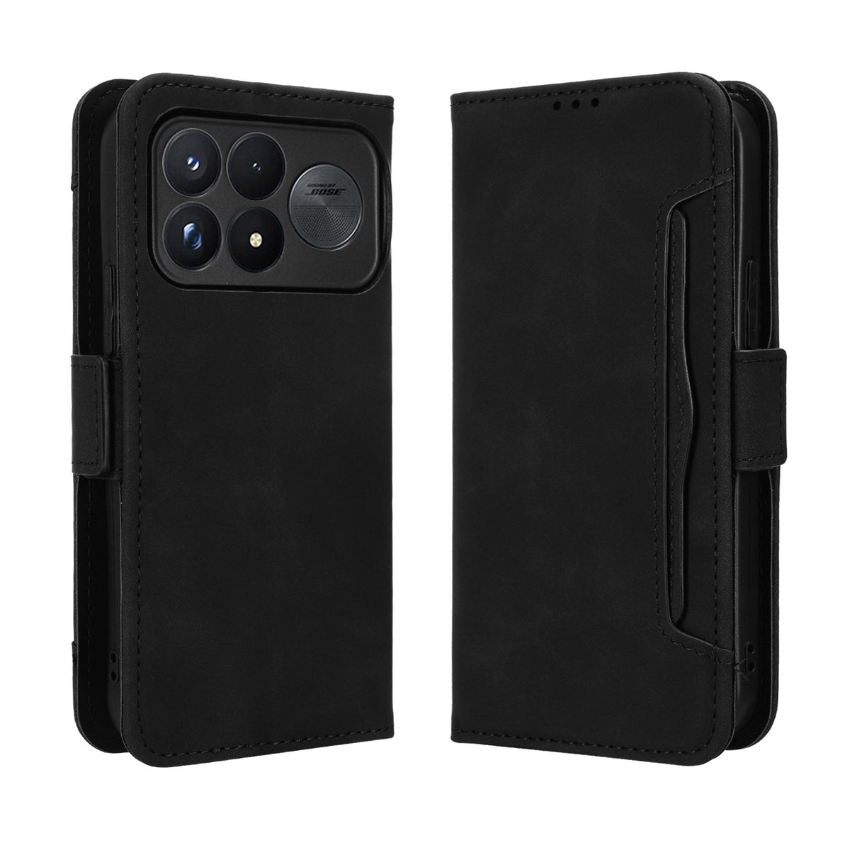 For Xiaomi Redmi K100 Pro Max 5G / Xiaomi Poco F9 Ultra 5G Leather Case Phone Wallet Cover with Multiple Card Slots