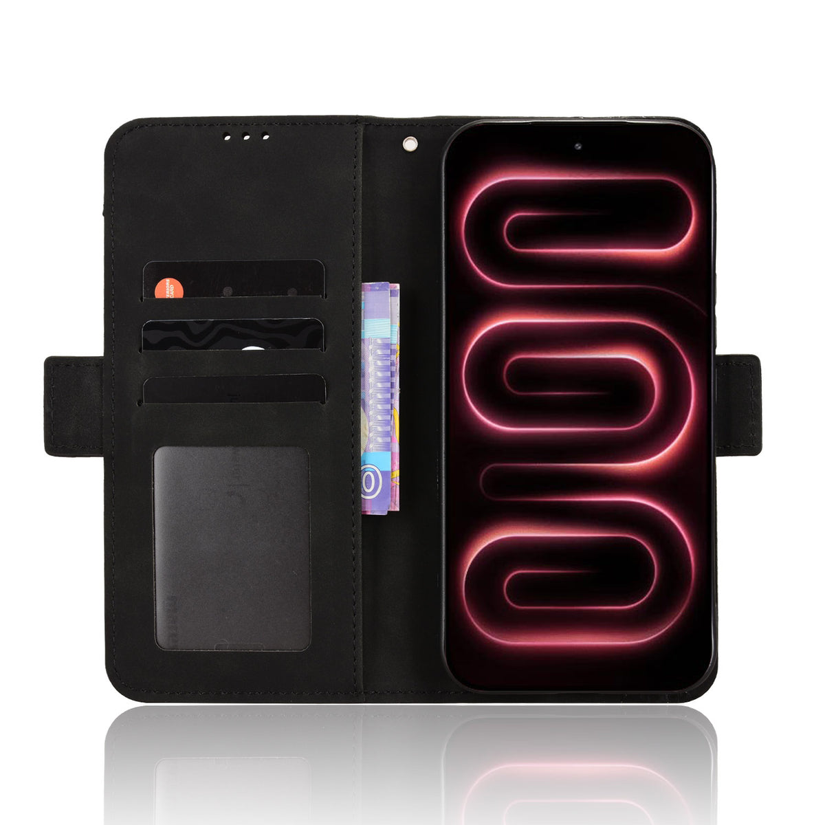 For Xiaomi Redmi K100 Pro Max 5G / Xiaomi Poco F9 Ultra 5G Leather Case Phone Wallet Cover with Multiple Card Slots