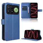 For Xiaomi Redmi K100 Pro 5G (China) / Xiaomi Poco F9 Pro 5G Leather Wallet Case with Strap Diamond Texture Phone Cover
