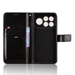 For Xiaomi Redmi K100 Pro Max 5G (China) / Xiaomi Poco F9 Ultra 5G PU Leather Case with Strap Crazy Horse Texture Phone Wallet Cover