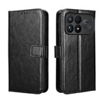 For Xiaomi Redmi K100 Pro Max 5G (China) / Xiaomi Poco F9 Ultra 5G PU Leather Case with Strap Crazy Horse Texture Phone Wallet Cover
