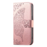 Wallet Case for Xiaomi Redmi Note 17 4G (Global) / Note 17 (India / China) 5G / Note 17 5G (Global) , Butterfly Pattern PU Leather Phone Cover with Tempered Glass Screen Protector