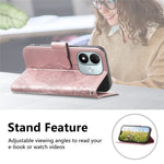 Wallet Case for Xiaomi Redmi Note 17 4G (Global) / Note 17 (India / China) 5G / Note 17 5G (Global) , Butterfly Pattern PU Leather Phone Cover with Tempered Glass Screen Protector