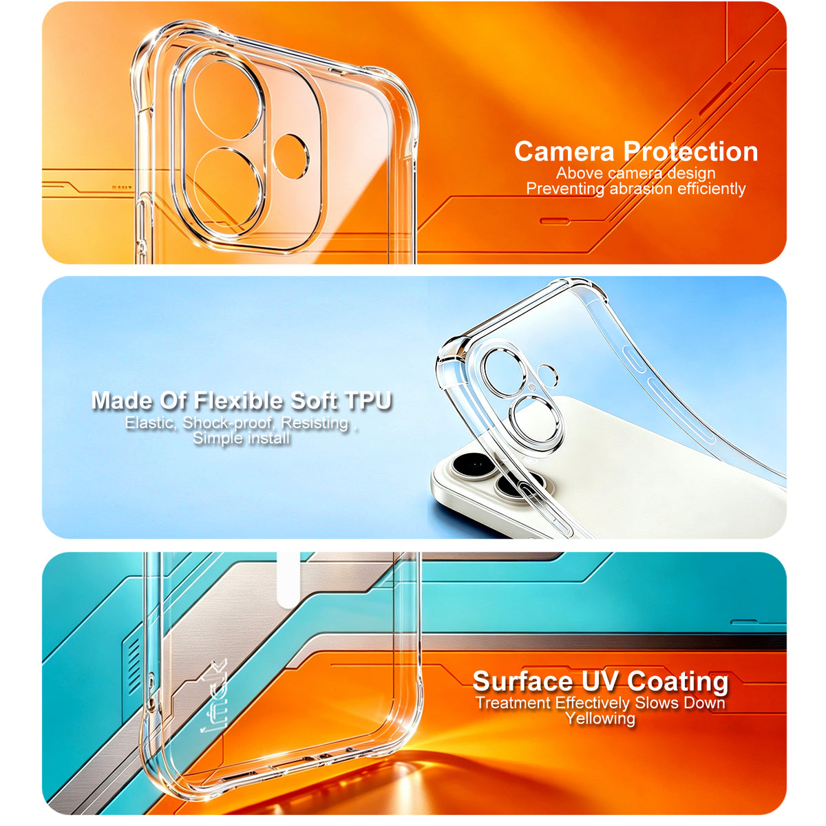 IMAK for Xiaomi Redmi Note 17 Pro 5G Magnetic Case Airbag Shockproof Protection TPU Phone Cover