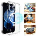 IMAK for Xiaomi Redmi Note 17 Pro 5G Magnetic Case Airbag Shockproof Protection TPU Phone Cover