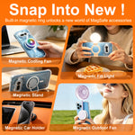 IMAK for Xiaomi Redmi Note 17 Pro 5G Magnetic Case Airbag Shockproof Protection TPU Phone Cover