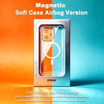 IMAK för Xiaomi Redmi Note 17 4G (Global) / Note 17 5G (Global) / Note 17 (Indien/Kina) 5G Magnetiskt Skal Airbag Stötsäkert Skydd TPU mobilskal