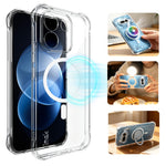 IMAK for Xiaomi Redmi Note 17 Pro Max 5G Magnetic Case Airbag Shockproof Protection TPU Phone Cover