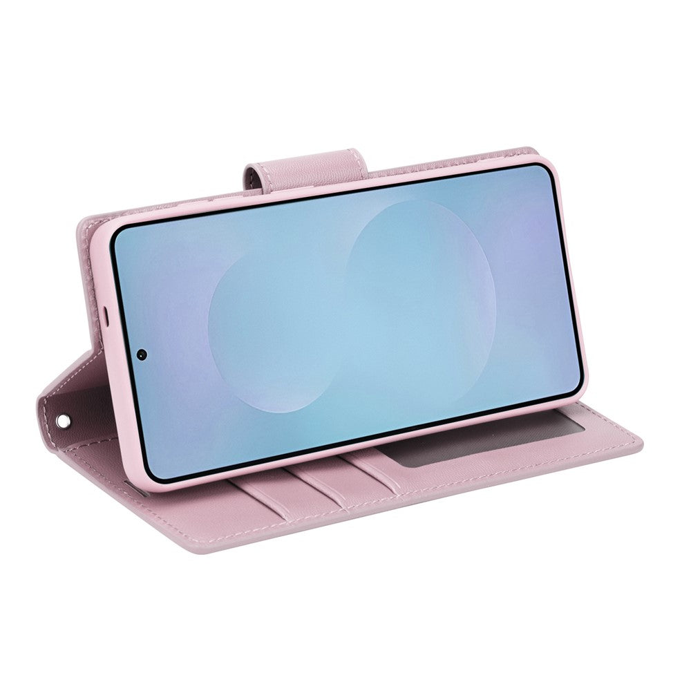 HANMAN Mila-serien til Samsung Galaxy S26+, pungcover med stativ og inderlomme, foldbart læder- og TPU-cover