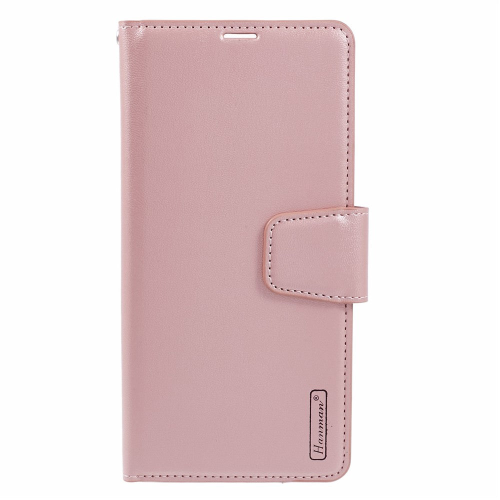 HANMAN Mila-serien til Samsung Galaxy S26+, pungcover med stativ og inderlomme, foldbart læder- og TPU-cover