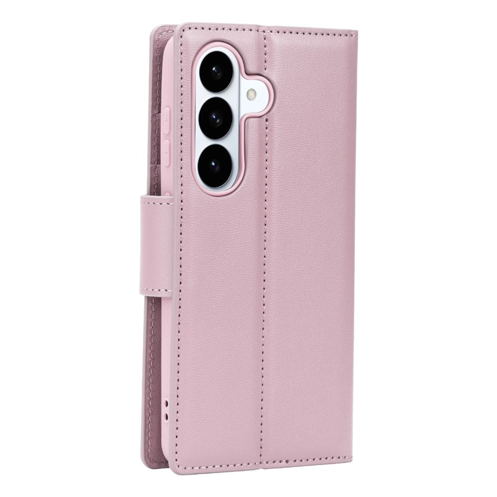 HANMAN Mila-serien til Samsung Galaxy S26+, pungcover med stativ og inderlomme, foldbart læder- og TPU-cover