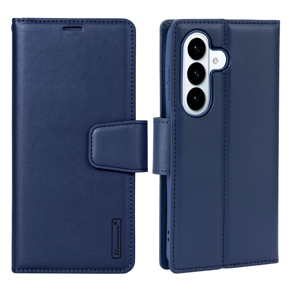 HANMAN Mila Series for Samsung Galaxy S25+ Wallet Case with Stand Inner Folio Flip Card Slots TPU PU Leather Phone Cover