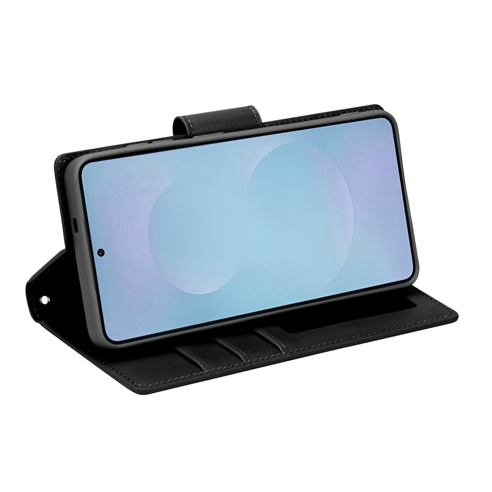 HANMAN Mila-serien för Samsung Galaxy A57 5G plånboksfodral med stativ innerfodral vikbart läderfodral med korthållare TPU PU-läder