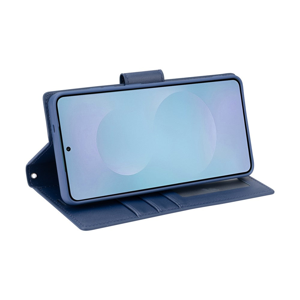 HANMAN Mila-serien til Samsung Galaxy A16 5G / A16 4G, tegnebogsetui med stativ, inderetui med sammenklappeligt cover, kortholder, TPU- og PU-lædermobilcover
