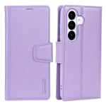 HANMAN Mila-serien til Samsung Galaxy A16 5G / A16 4G, tegnebogsetui med stativ, inderetui med sammenklappeligt cover, kortholder, TPU- og PU-lædermobilcover