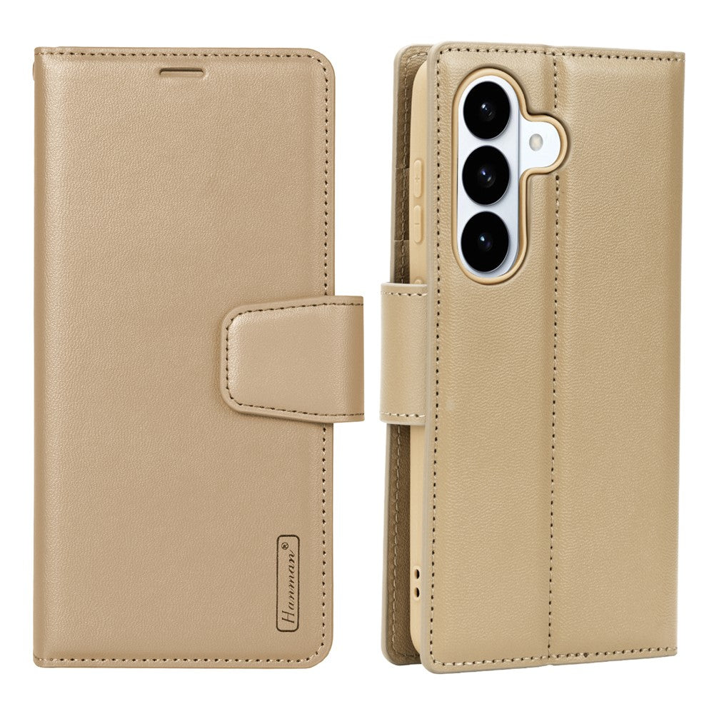 HANMAN Mila-serien för Samsung Galaxy A56 5G / A36 5G plånboksfodral med stativ innerfodral vikbart korthållare TPU PU-läder mobilfodral