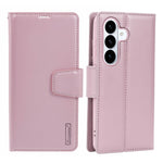 HANMAN Mila-serien för Samsung Galaxy A56 5G / A36 5G plånboksfodral med stativ innerfodral vikbart korthållare TPU PU-läder mobilfodral
