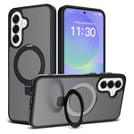 Mobilcover til Samsung Galaxy A27 5G / A37 5G / A36 5G / A56 5G, magnetisk stativ, PC + TPU, mat finish, stødsikkert beskyttelsescover