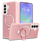 Mobilcover til Samsung Galaxy A27 5G / A37 5G / A36 5G / A56 5G, magnetisk stativ, PC + TPU, mat finish, stødsikkert beskyttelsescover