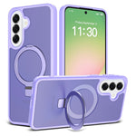 Samsung Galaxy A57 5G Skal Magnetiskt Stöd PC + TPU Matt Finish Stötsäkert mobilskydd