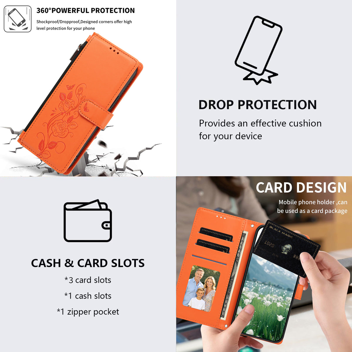 For Xiaomi 17T Case Rose Pattern Imprinted Wallet Stand PU Leather Phone Cover with Wrist Strap